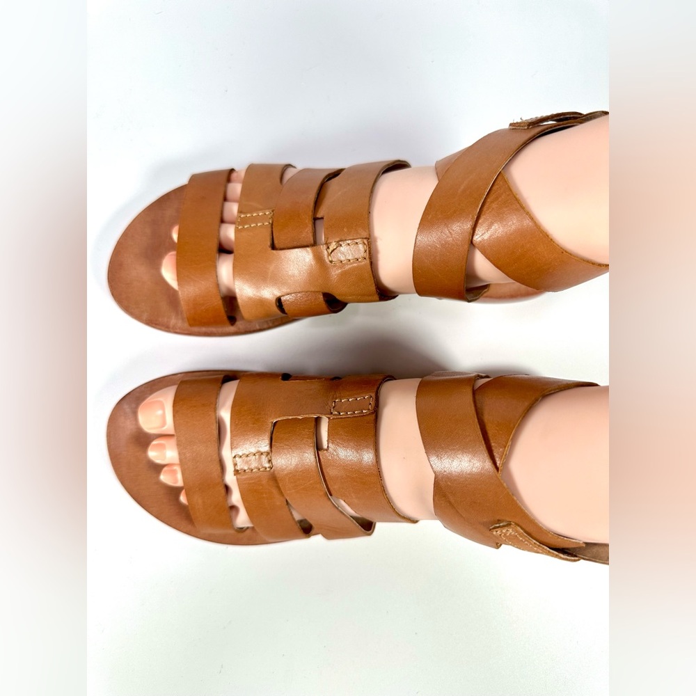 Kelsie Daggar Women’s Cut Out Sandals Brooklyn Ankle Strap Wrap - Picture 8 of 13